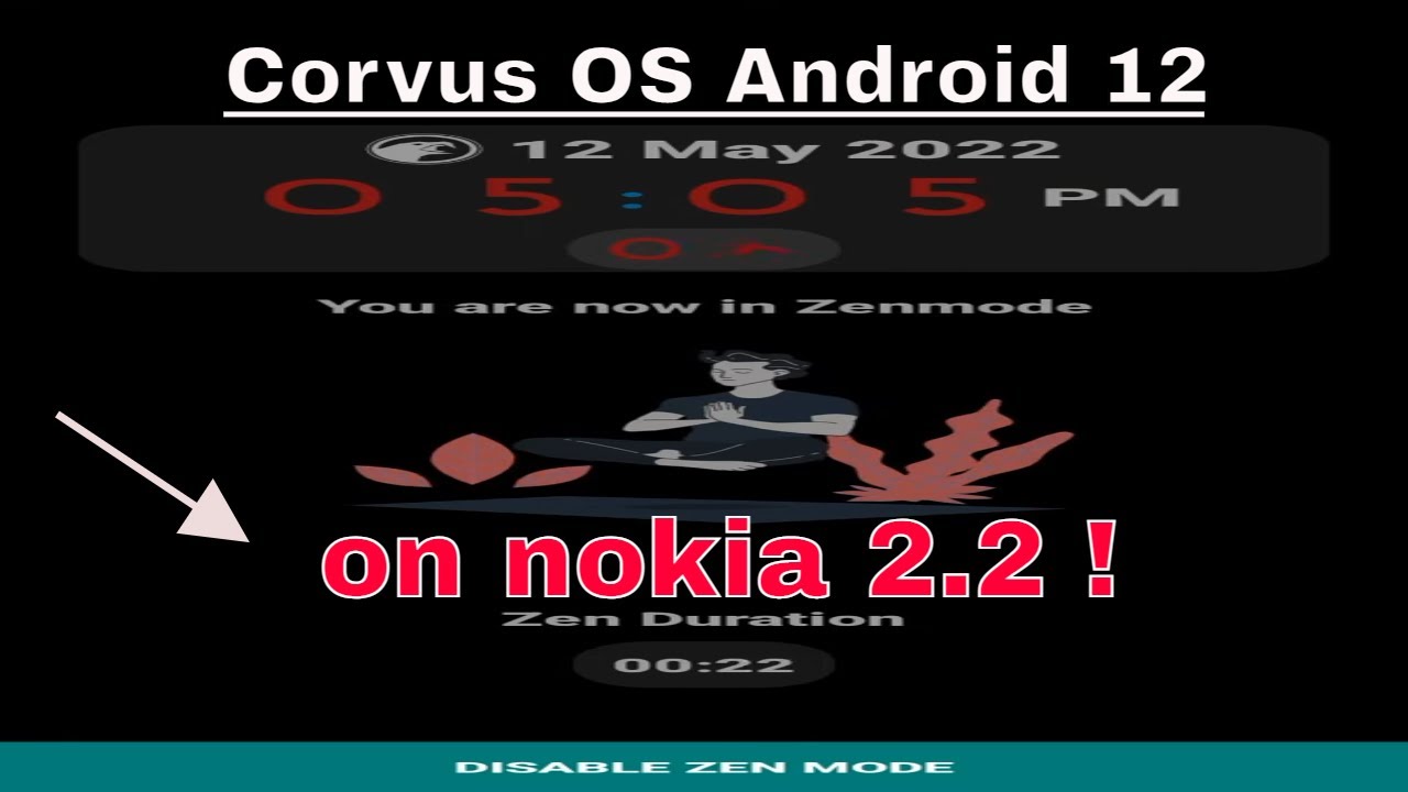 Have a look on cool CORVUS OS ROM nokia 2.2 best customization android 12 review