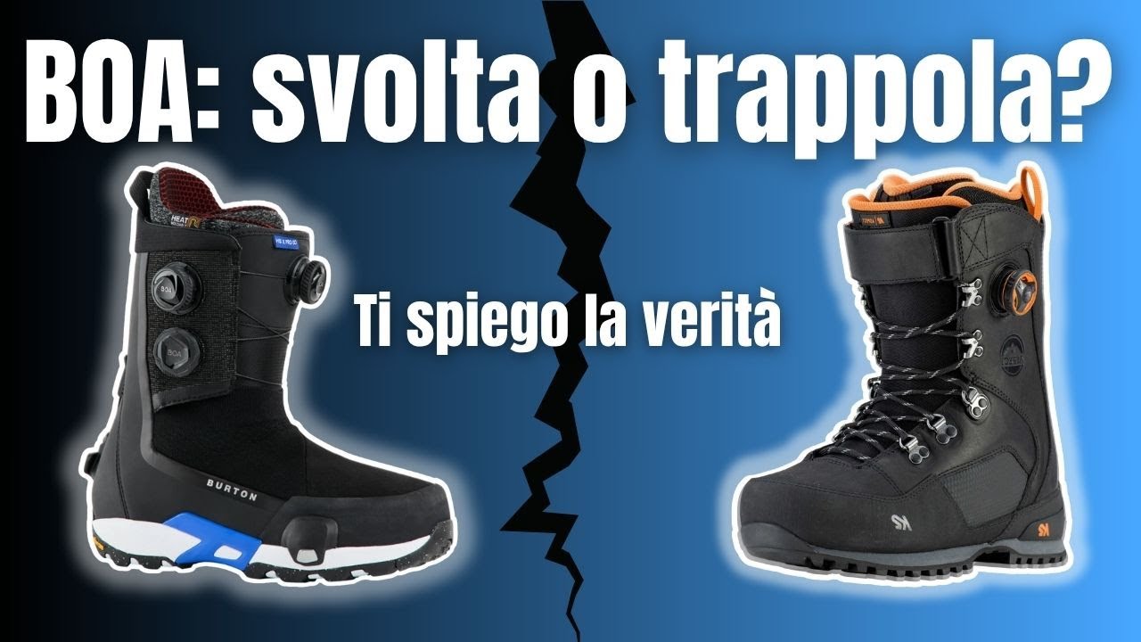 Sistema BOA Snowboard: 5 modelli a confronto
