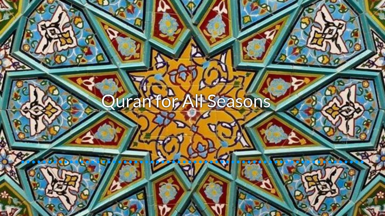 Introduction to Quran for All Seasons