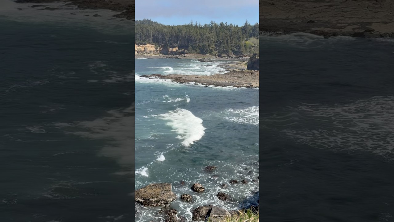 Wave therapy #getoutside #oregoncoast #pnwonderland #beach #waves #wavesounds #relaxing #oregon