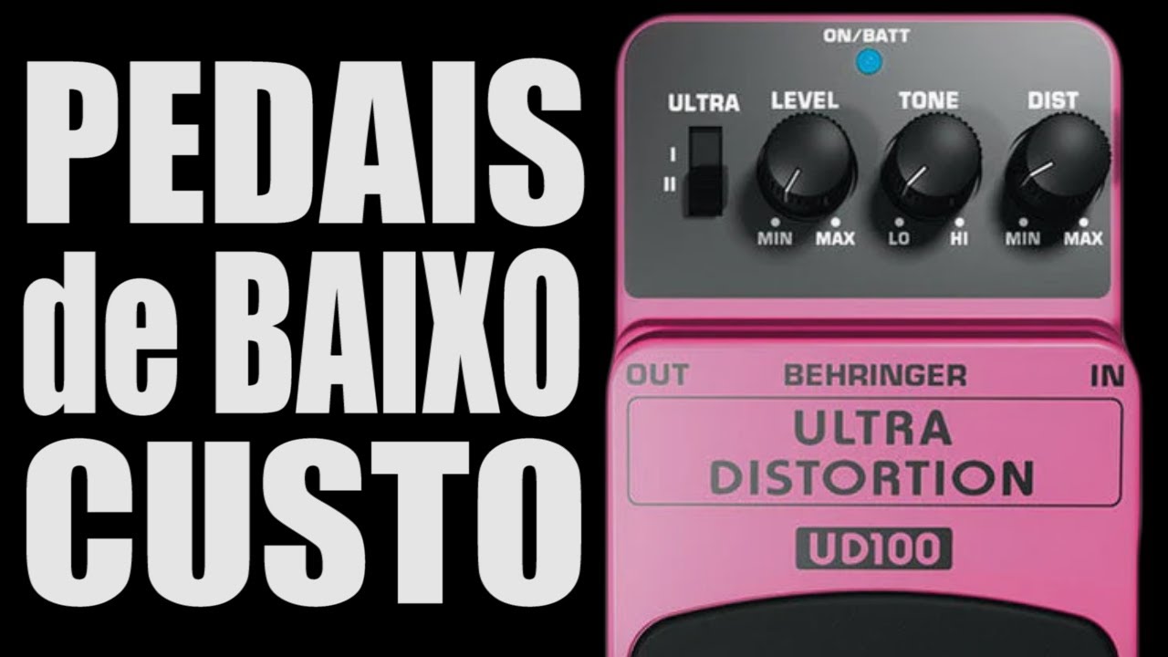 Pedais de Baixo Custo BEHRINGER ULTRA DISTORTION - UD100  (DS2 CLONE)