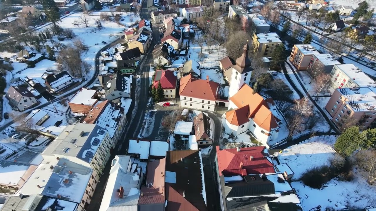 Frenštát z výšky