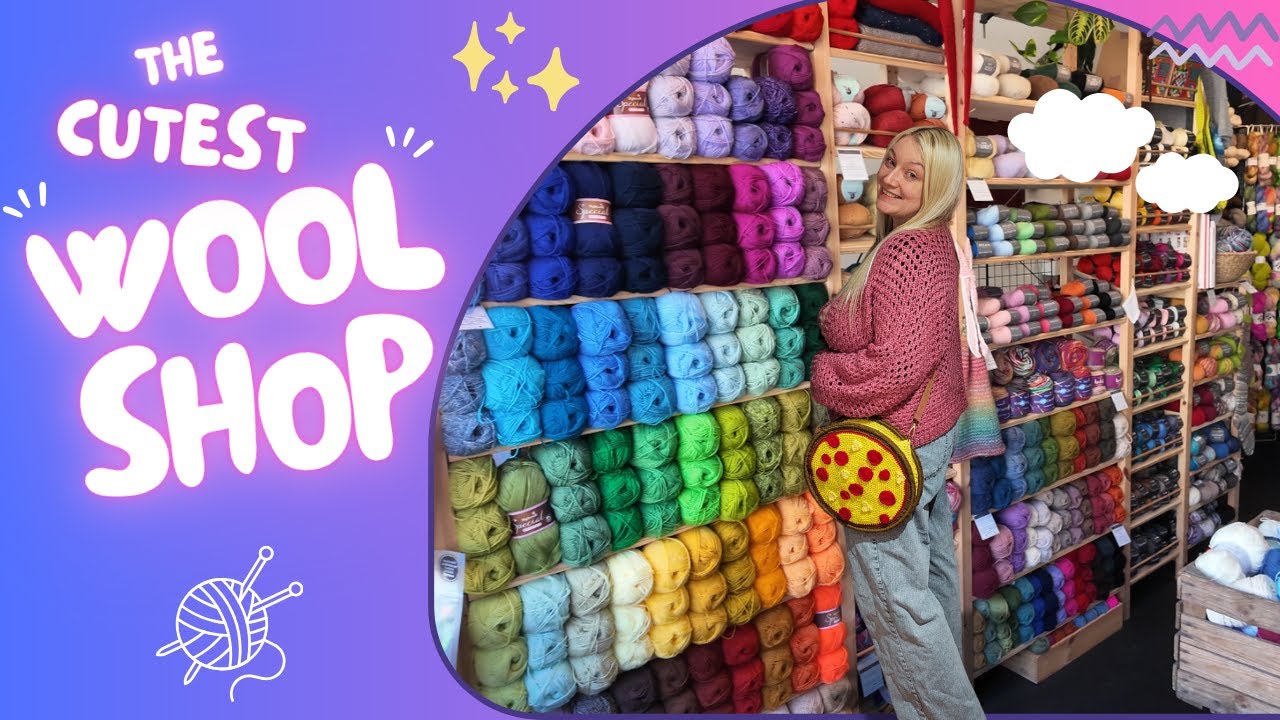 I Found the CUTEST Yarn Shop Near Manchester – You Need to See Inside Manchester Wool and Yarn! 🧶✨