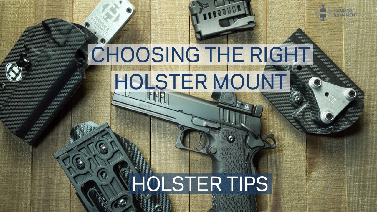 HOLSTER ATTACHMENT BREAKDOWN- HOLSTER TIPS