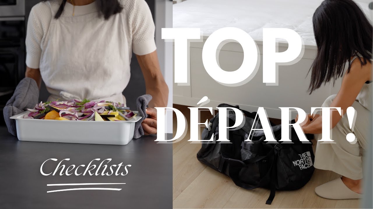 ORGANISATION VACANCES ⛱️ : Tout préparer SANS STRESS (checklists & astuces) 🧳