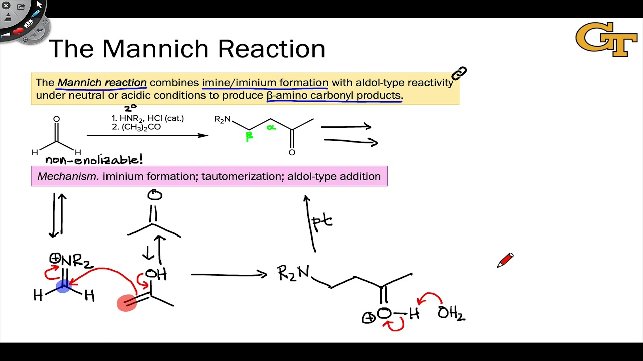 12.08 The Mannich Reaction