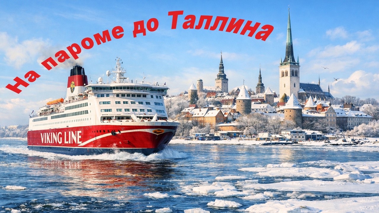 На пароме в Таллин и Room tour