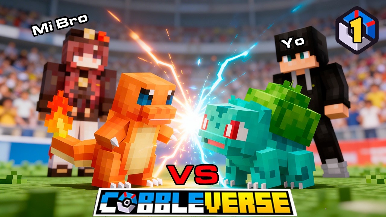 #Cobbleverse ⚔️🔥 | NUEVA SERIE: Mi hermano vs Yo ¿Quién será el mejor entrenador? | #Cap1 -SER: LAN
