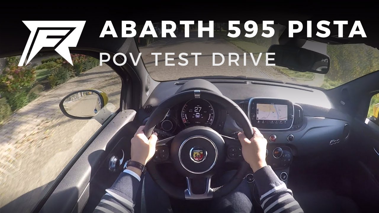 2017 Abarth 595 1.4 T-Jet 160 Pista - POV Test Drive (no talking, pure driving)