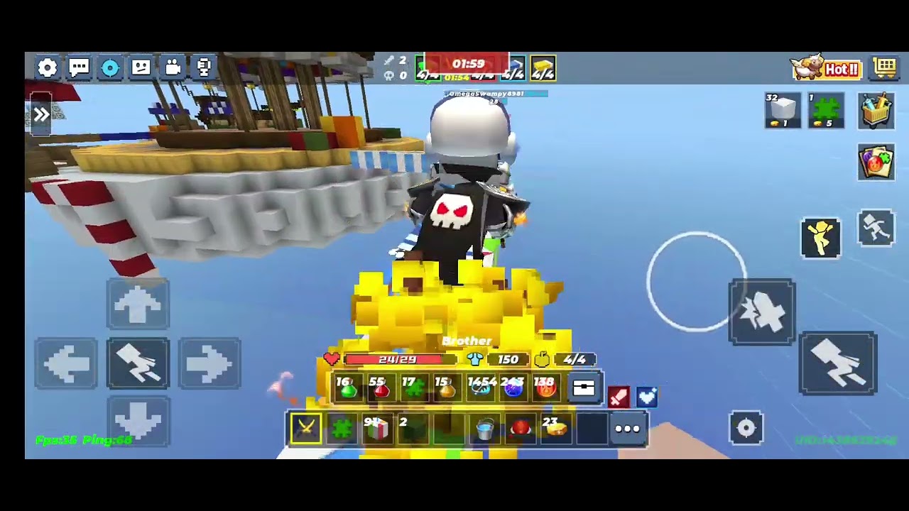 Block man go bedwars ranked match