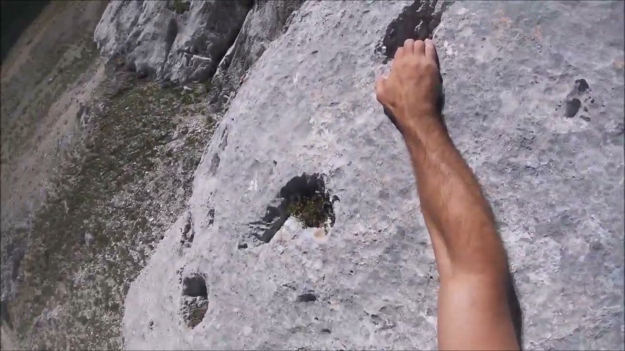 Monti Sibillini arrampicata - Monte Bicco - Via della Trentina
