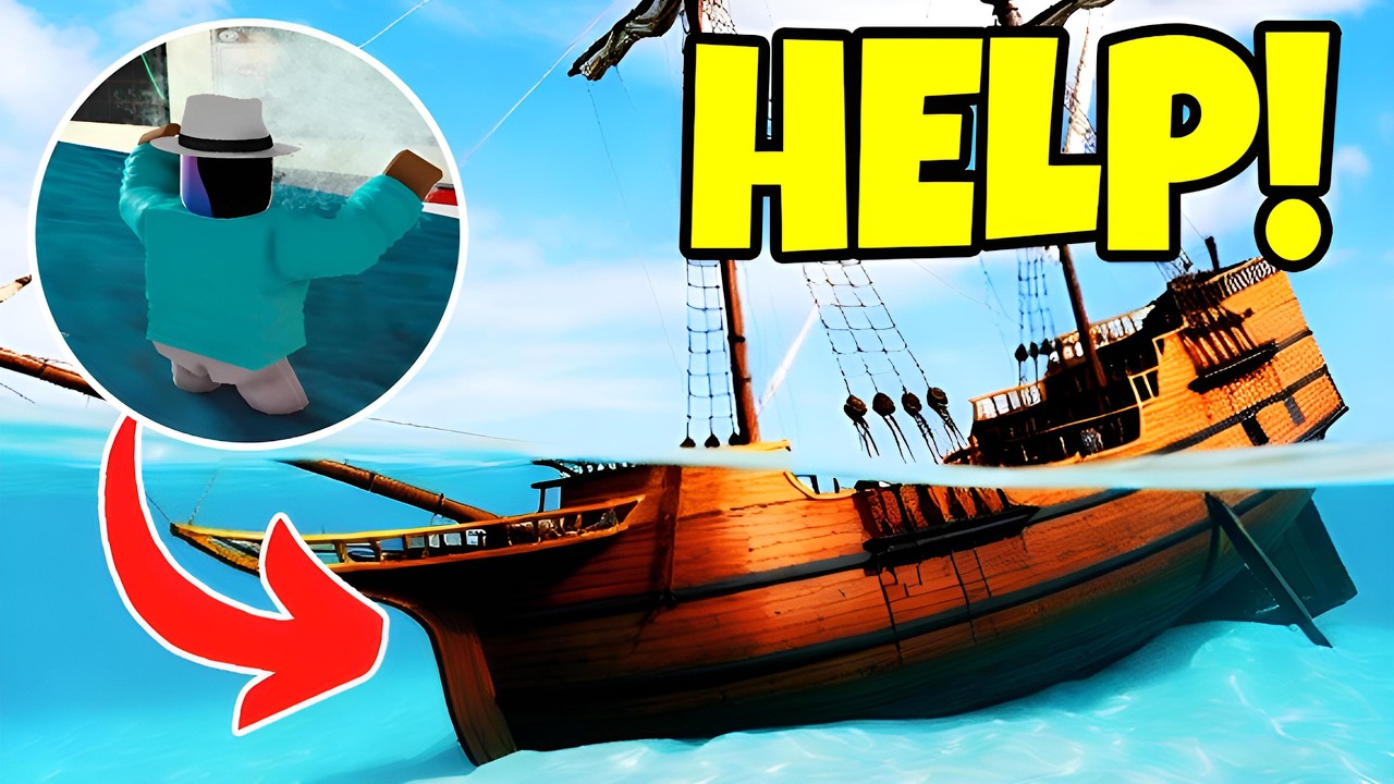 Sinking Ships but with REALISTIC AIR POCKETS! Roblox Survival