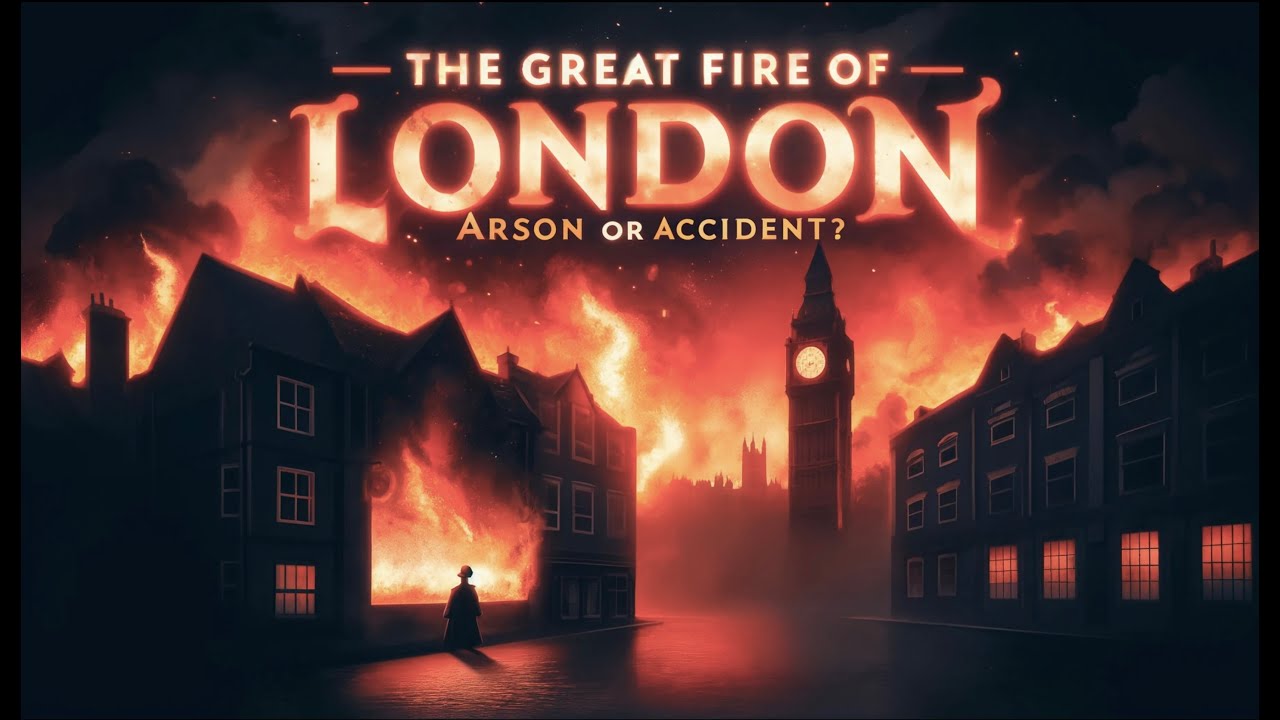 The Great Fire of London_ Accident or Arson? #GreatFireOfLondon #HistoryMystery #LondonHistory