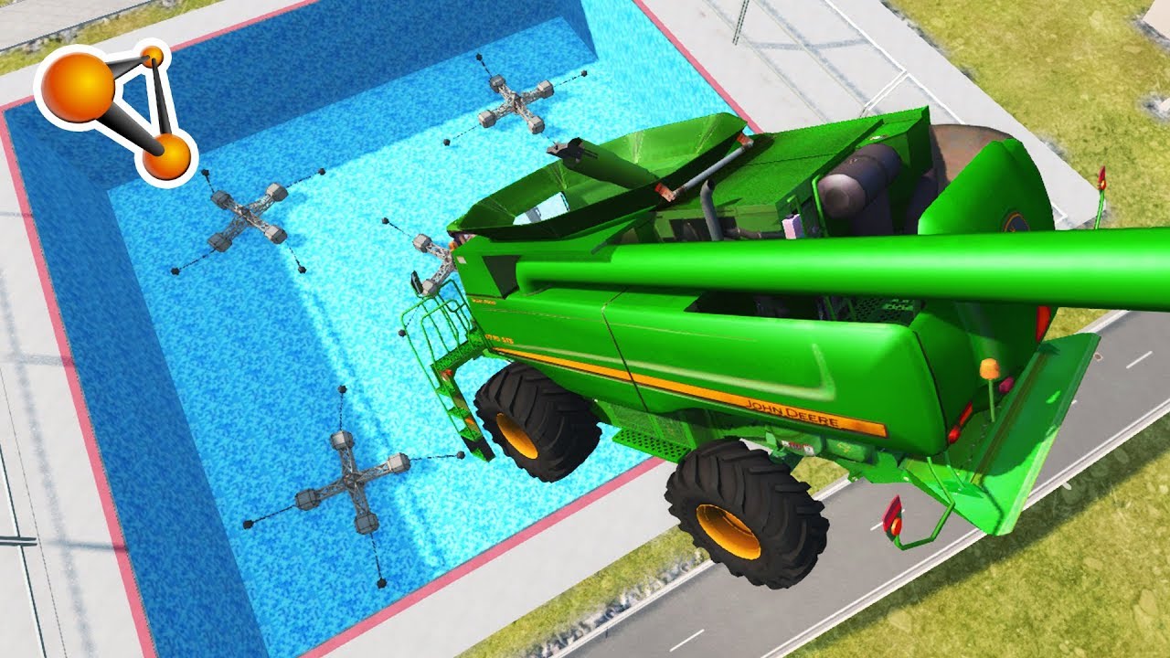Last Dive Tower (Car Jump Arena) BeamNG drive