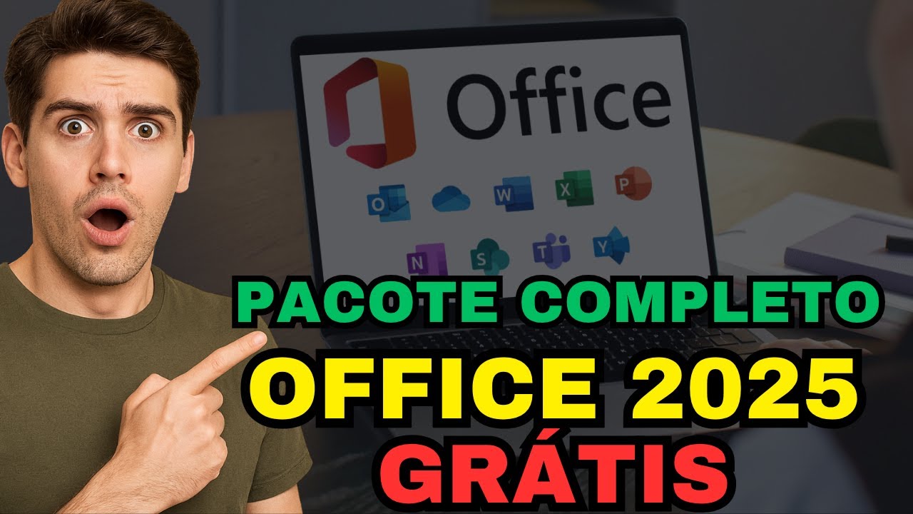 Como Instalar o Microsoft Office GRÁTIS em 2025 (Versão Oficial da Microsoft!)