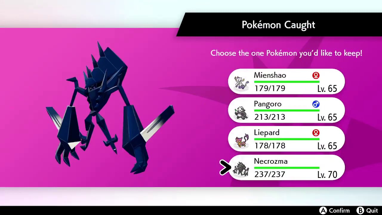 Pokemon Sword - Shiny Necrozma - Dynamax Adventures
