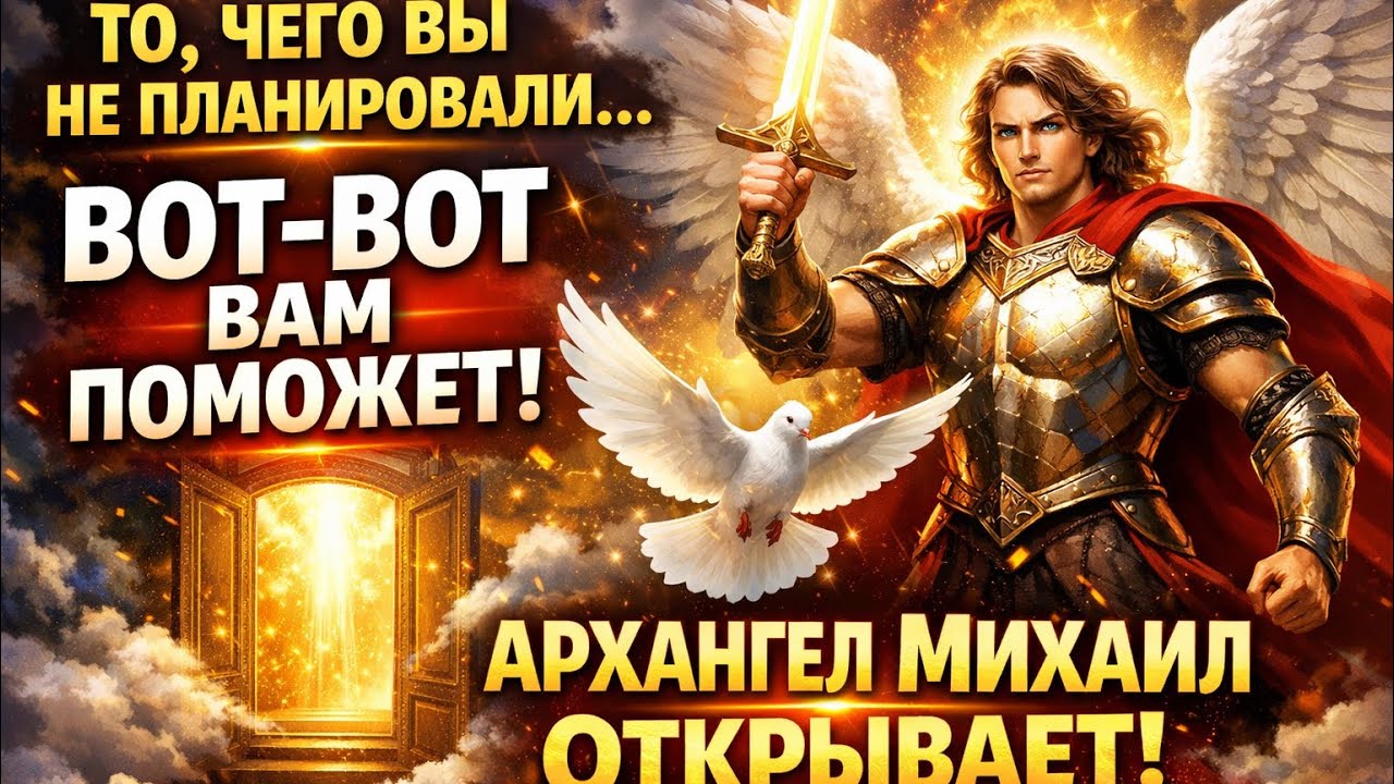 То, чего вы не планировали, вот-вот вам поможет 🕊️ ​​Архангел Михаил открывает