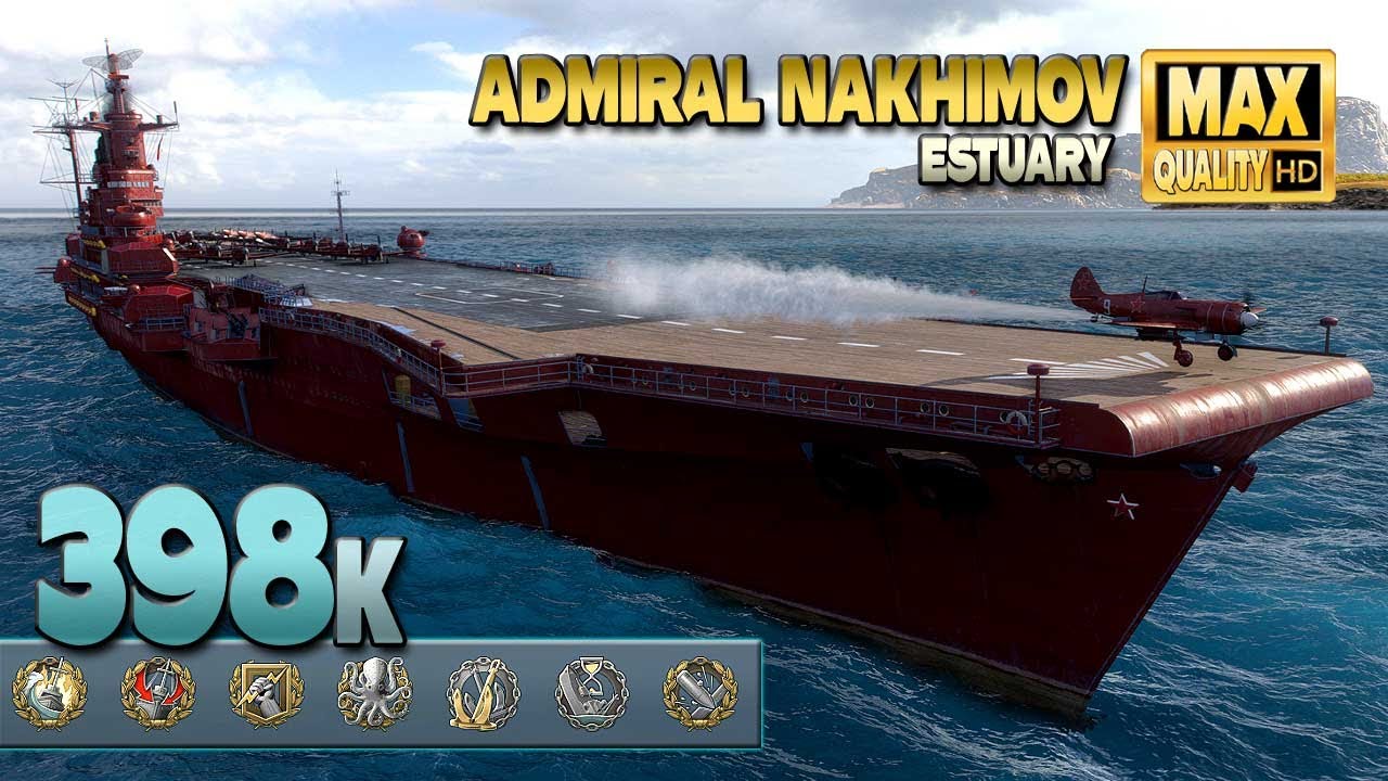 Адмирал Нахимов: драма с 398к урона на карте Лиман - World of Warships