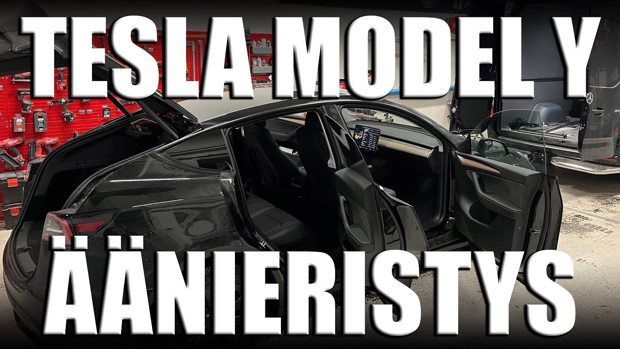 Tesla Model Y Äänieristys