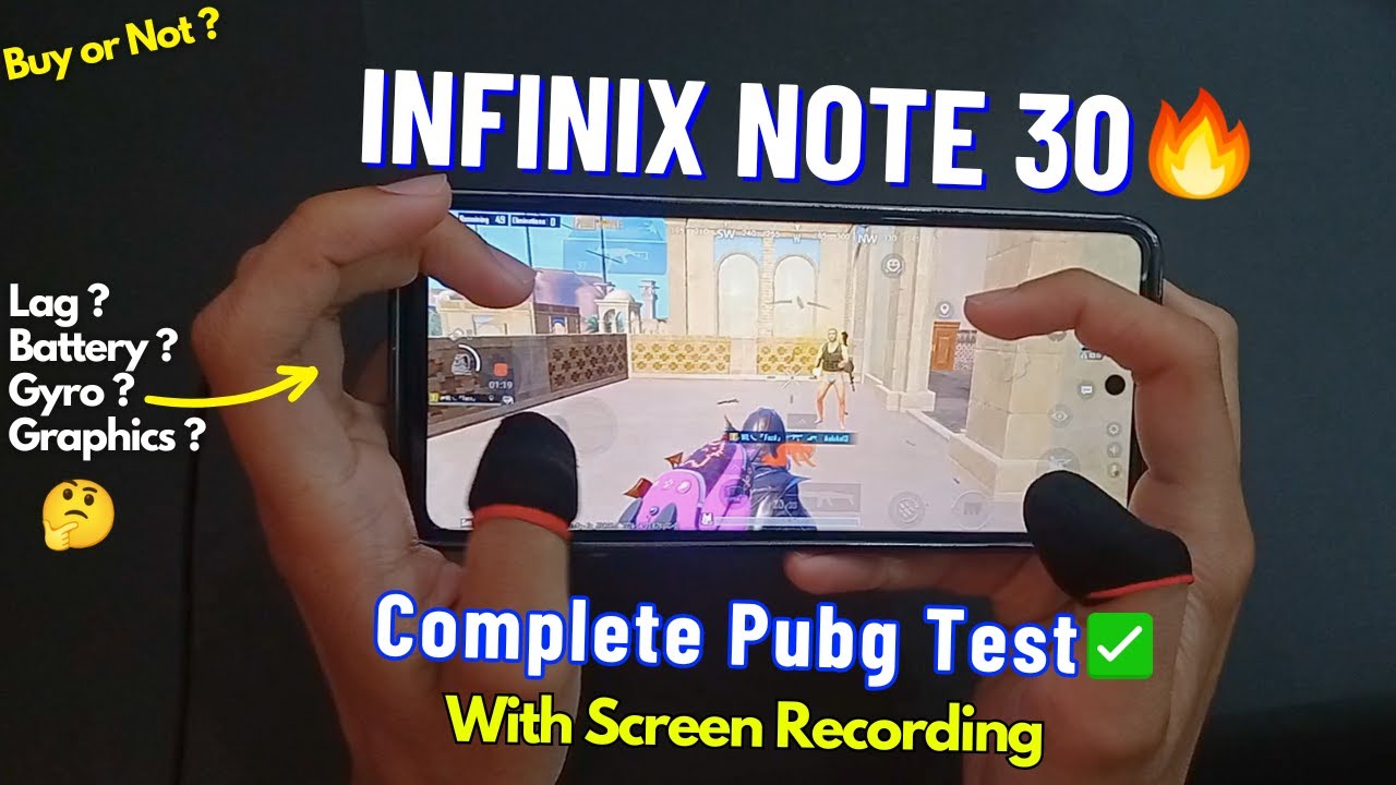 Infinix Note 30 5G Pubg Test🔥| Gyro? Fps? Lag? Price? | Buy or Not? 🤔