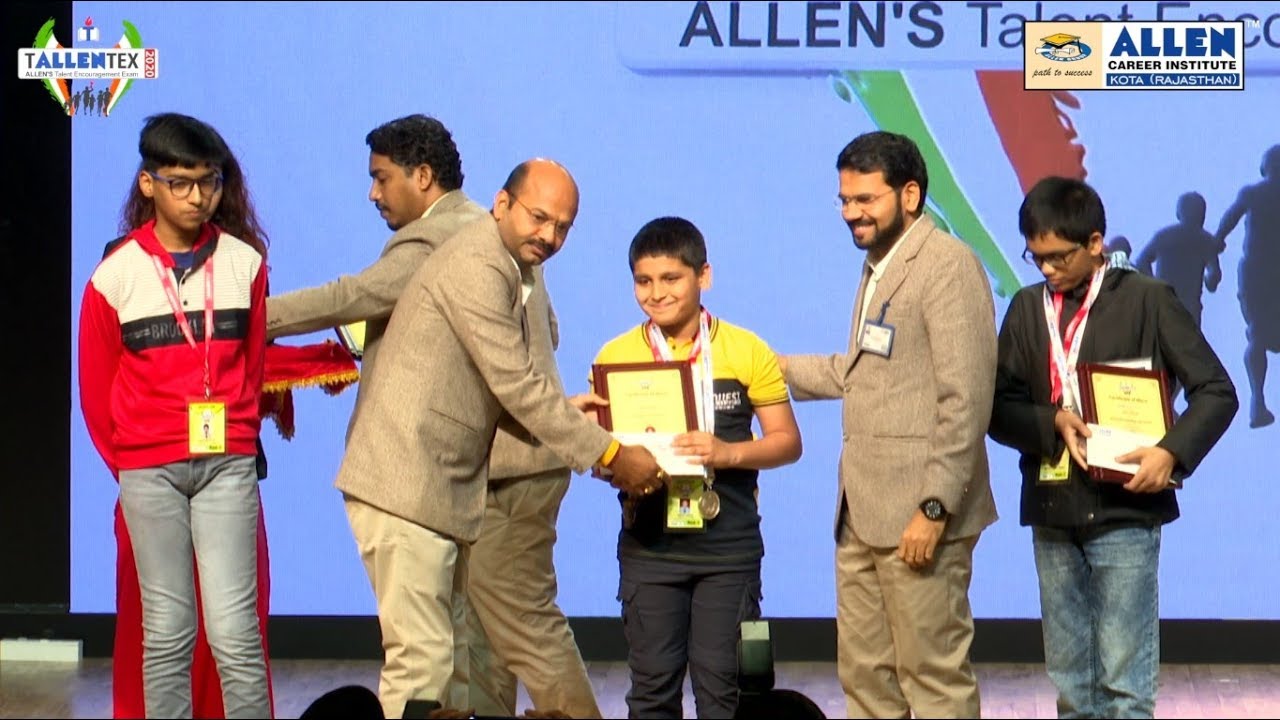 TALLENTEX 2020 SPS | Success Power Session | National Level Reward Ceremony [Class 7 Rank 4 to 10]