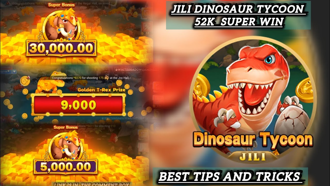 Jili Dinosaur Tycoon 🦖 52K SUPER WIN // new tips and tricks 2026 #jili #fishinggame #damangames 
