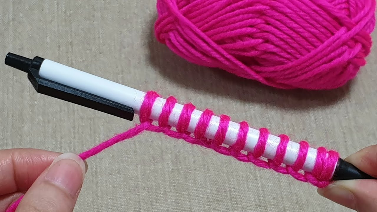 Awesome Flower Craft Ideas with Woolen - Hand Embroidery Trick - Sewing Hack - Easy Wool Flower