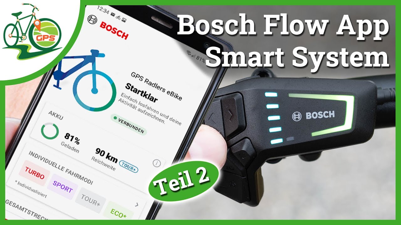 Bosch eBike Flow App 📱 Individuelle Fahrmodi Einstellung Smart System 🚴 Tipps & Tricks 💡 Teil 2