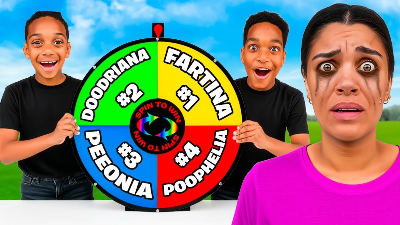 SPINNING MYSTERY WHEEL DECIDES OUR BABY NAME!