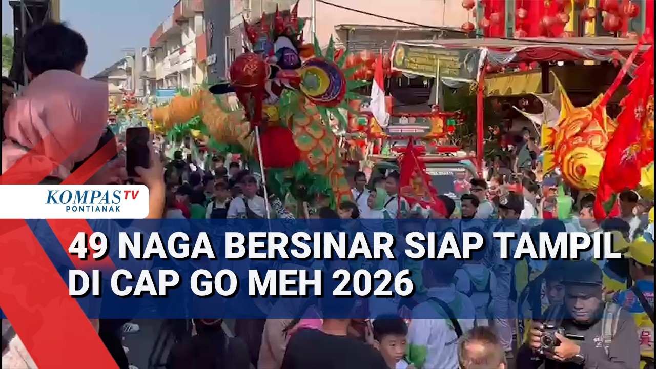 49 Replika Naga Siap Beratraksi Pada Perayaan Cap Go Meh 2026