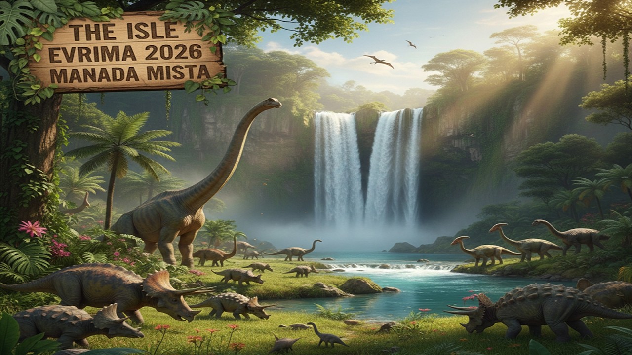 🍃🦖🦕 THE ISLE EVRIMA GATEWAY 2026 1º MANADA MISTA DE DINOSSAUROS HERBIVOROS