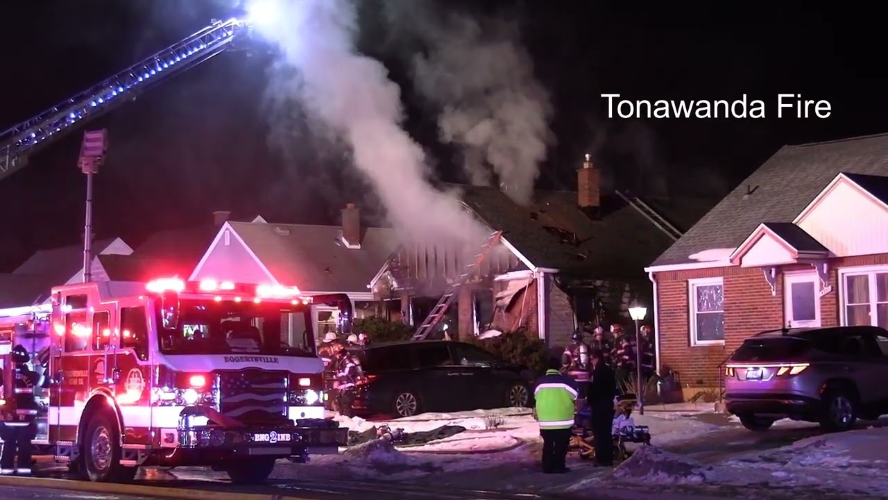 Eggertsville Fatal Working Fire  4200 block of Bailey.