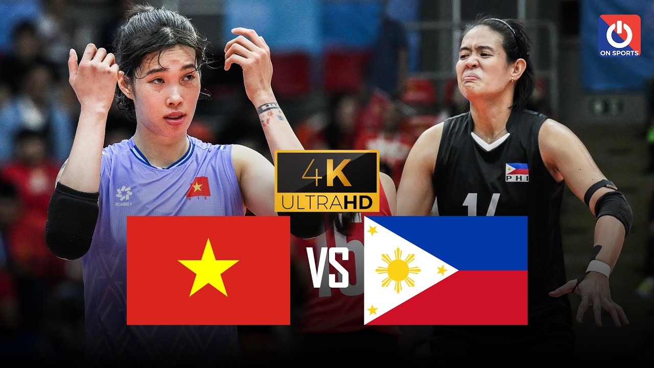 Full 4K | VIETNAM vs PHILIPPINES | Thanh Thúy vs. Solomon - Vô lực chống đỡ