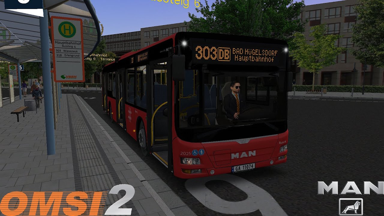Omsi 2 - Bad Hügelsdorf 2020 - Line 303 - MAN Lion's City