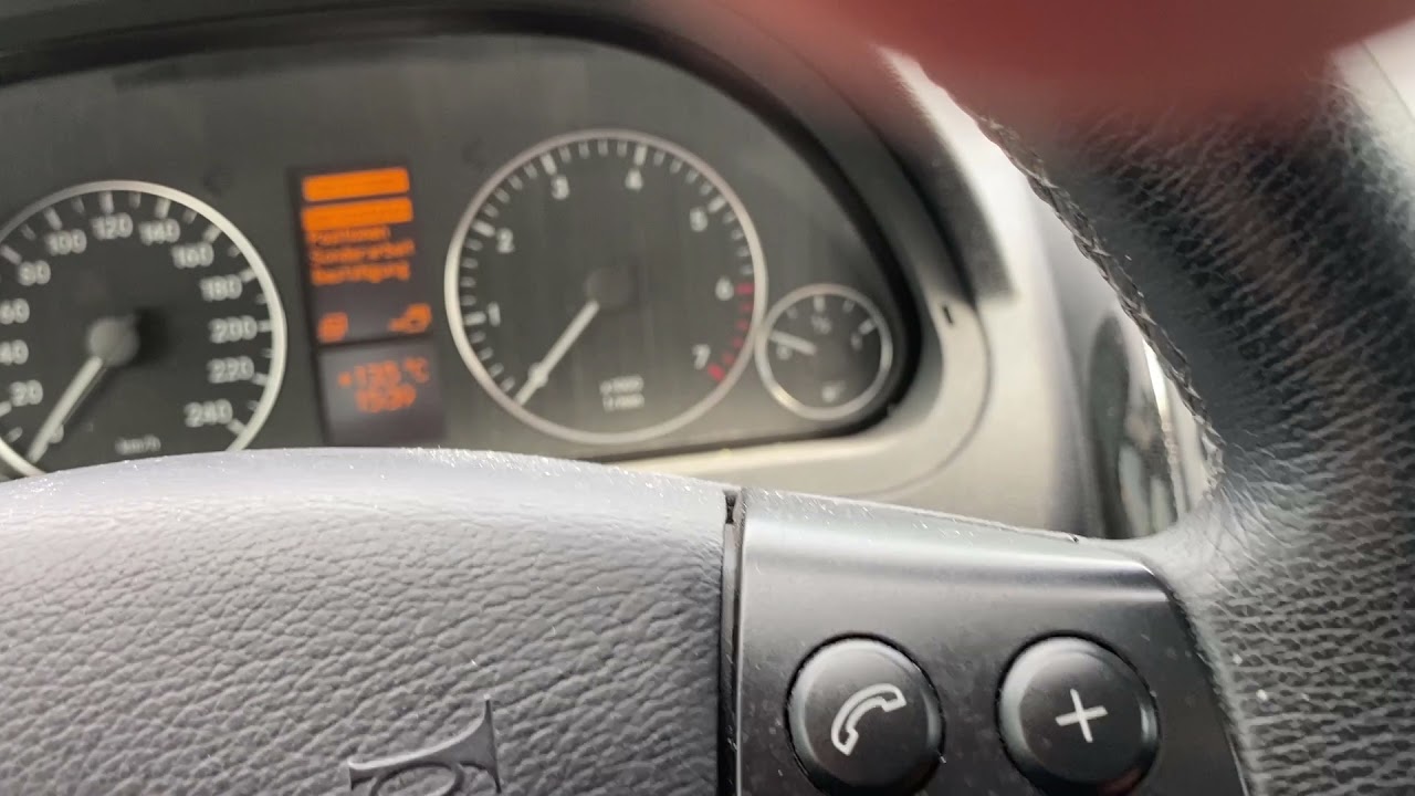 Mercedes A Klasse W169 Service Reset