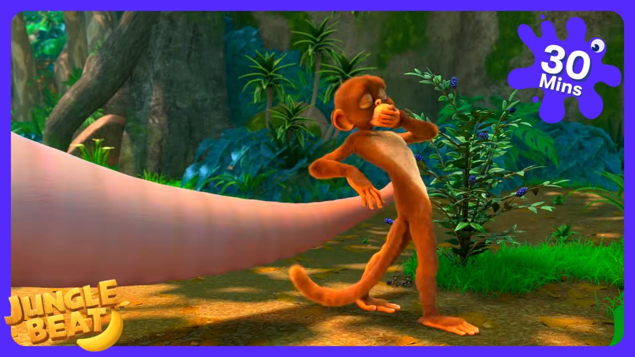 Jungle Beat - Kull med Rocky! | Barnfilm | WildBrain Familjens Lekhus