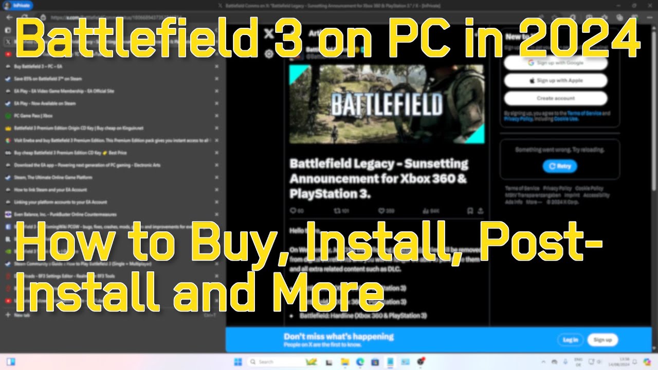 How to Play Battlefield 3 on PC Guide in 2024