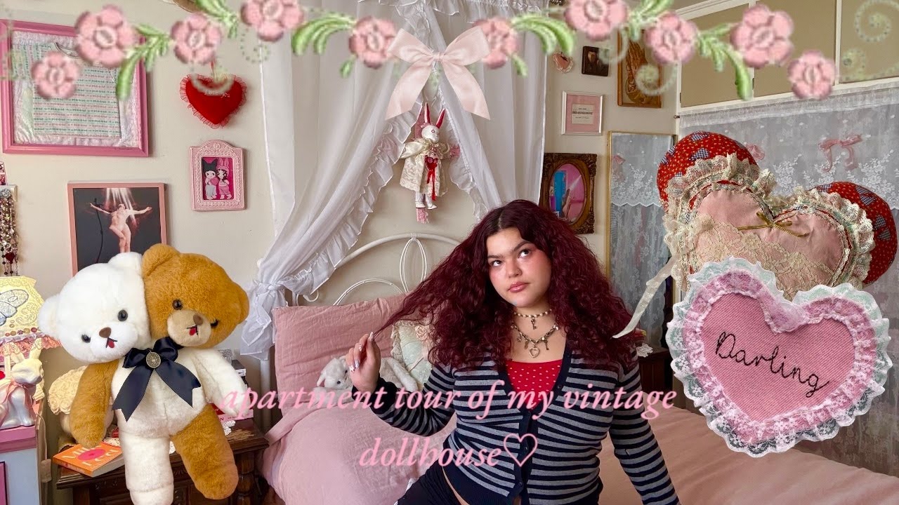 apartment tour + mini thrift haul ˚ʚ♡ɞ˚
