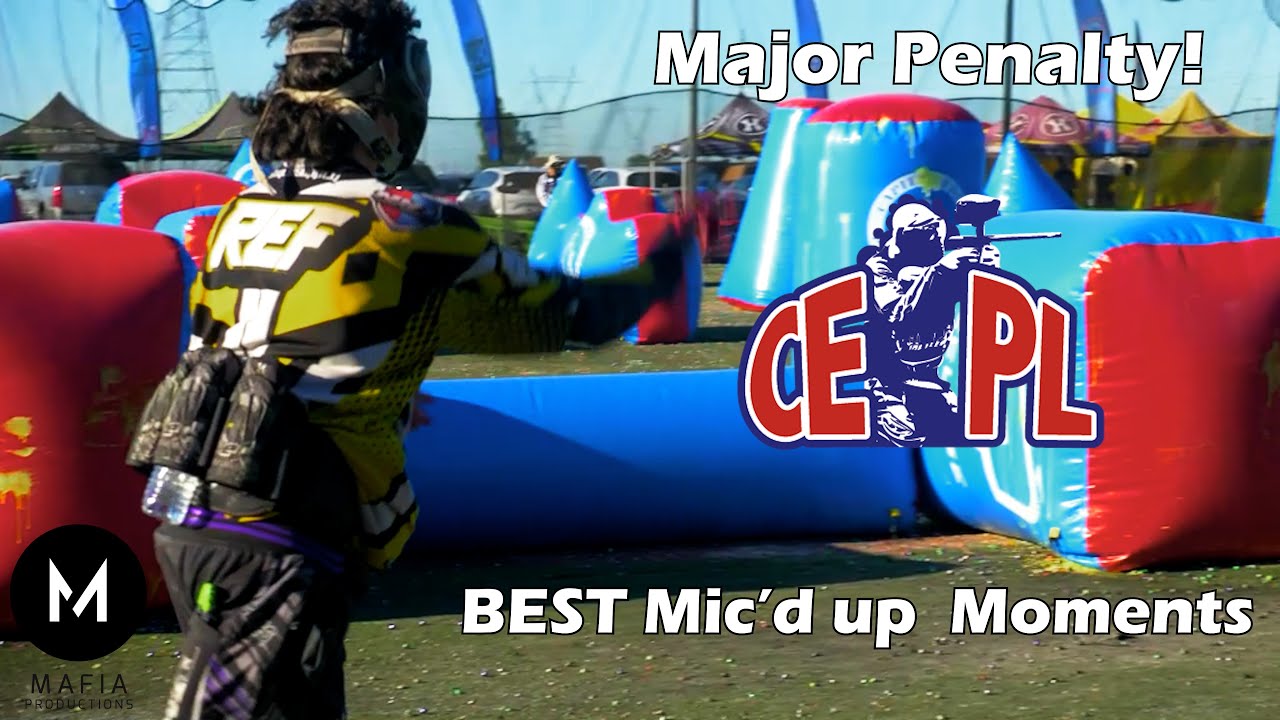Player Taunts the REF, Mic'd Up Paintball, CEPL Ref's, Episode #2 #Paintball