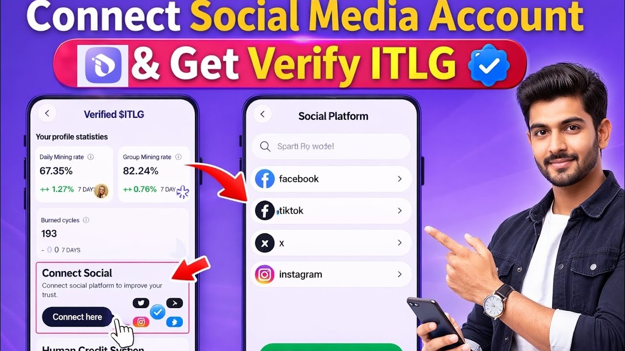 Connect Social Media Account & Get Verified ITLG | Full Step-by-Step Guide (2026)