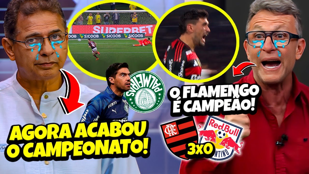 Craque Neto e Mídia Paulista ENLOUQUECERAM E CRAVARAM Flamengo Campeão Brasileiro