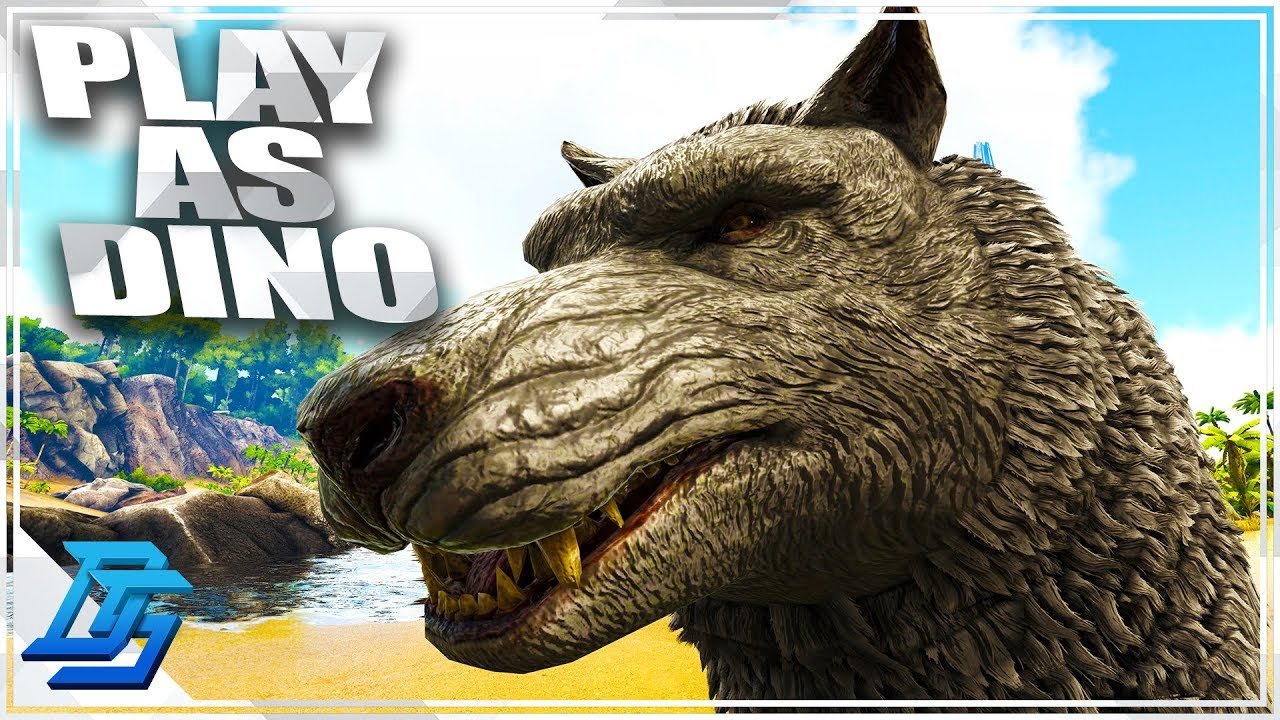 PLAY AS A DINO MOD, Direwolf Pack Leader! - Ark Survival Evolved
