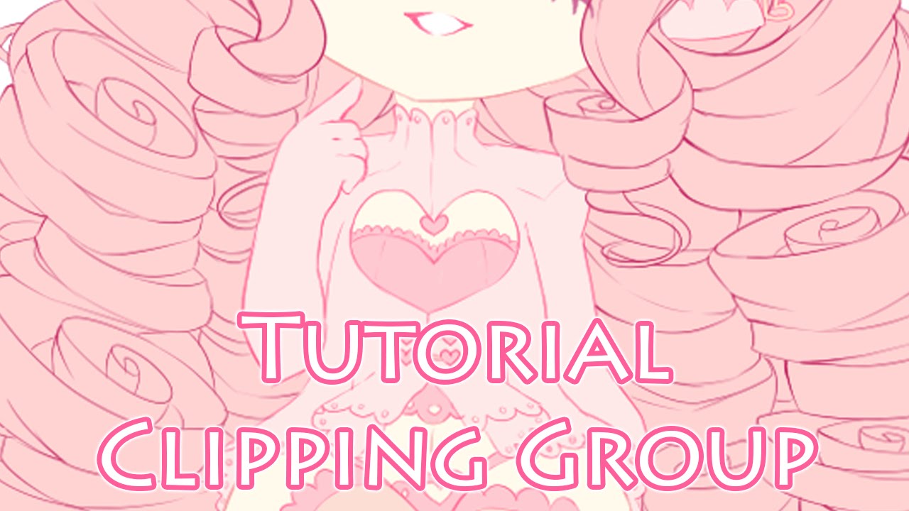 Paint tool SAI Tutorial - How to colour inside the lines/Clipping group