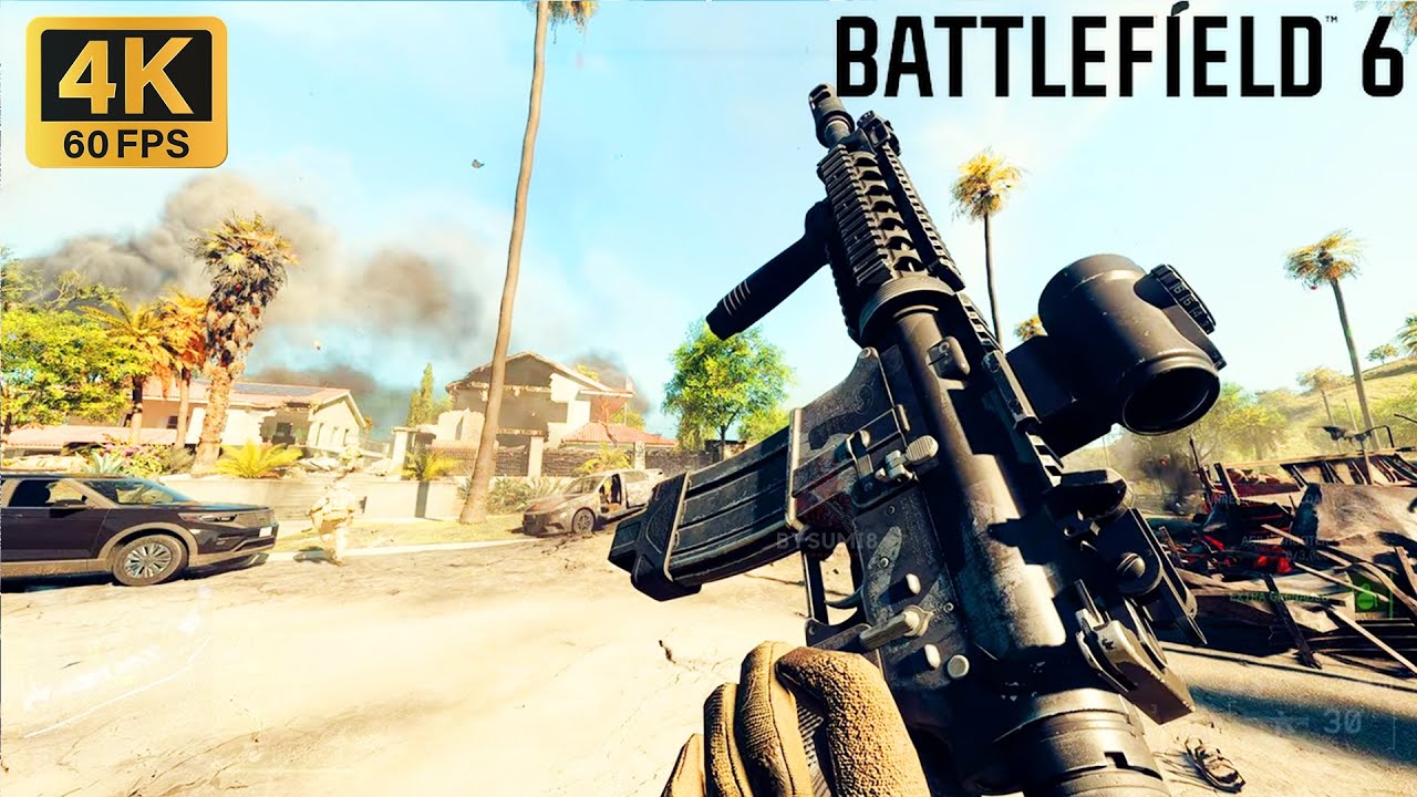 Battlefield 6: Team Deathmatch Eastwood Ventura Drive | 4K No Commentary