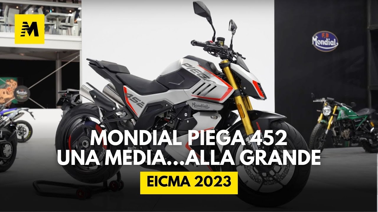 Mondial Piega 452: a EICMA 2023 una media...alla grande! [ENGLISH SUB]