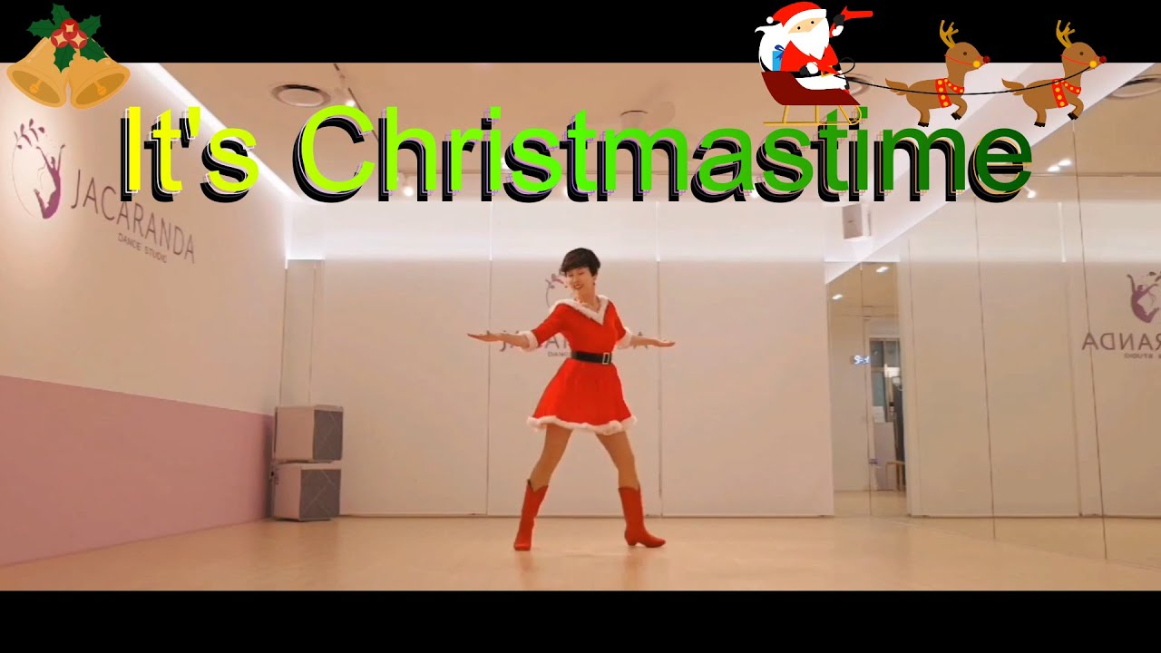 It's Christmastime Linedance l Phrased Improver l 잇츠 크리스마스타임 라인댄스 l  자카란다 댄스 스튜디오 l 8호선 문정역 4번 출구 l