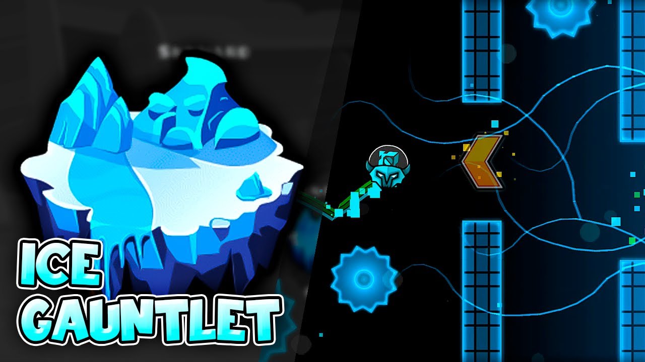 &ldquo;Ice Gauntlet&rdquo; Complete (All Coins) &ndash; Geometry Dash