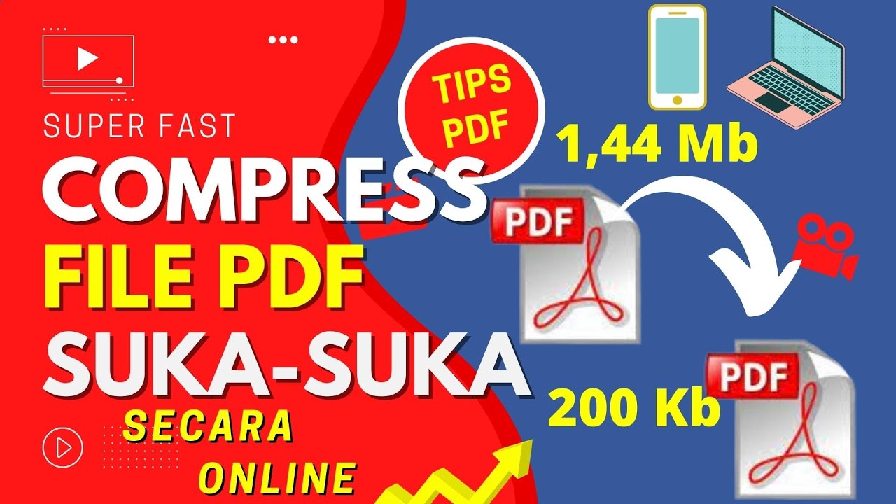 Cara Mengecilkan File Pdf | Kompres PDF Terbaik | Compress File Pdf Tanpa Aplikasi Hingga 200Kb 360%