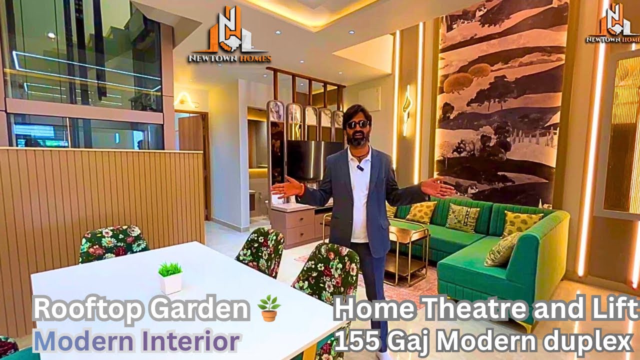 20*70 luxury duplex for sale with lift, home theatre and rooftop garden in jagatpura #jaipur 