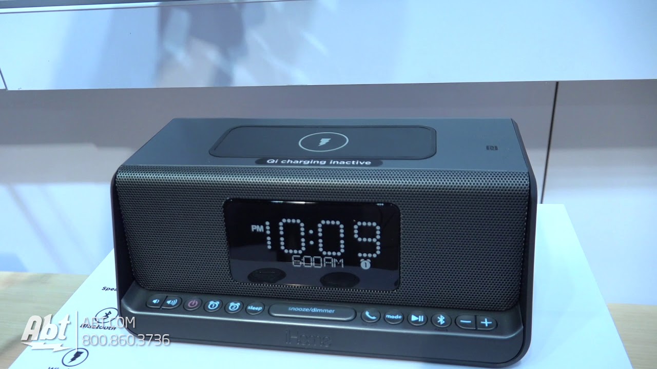 CES 2018 - iHome Wireless Charging Dual Alarm Clocks